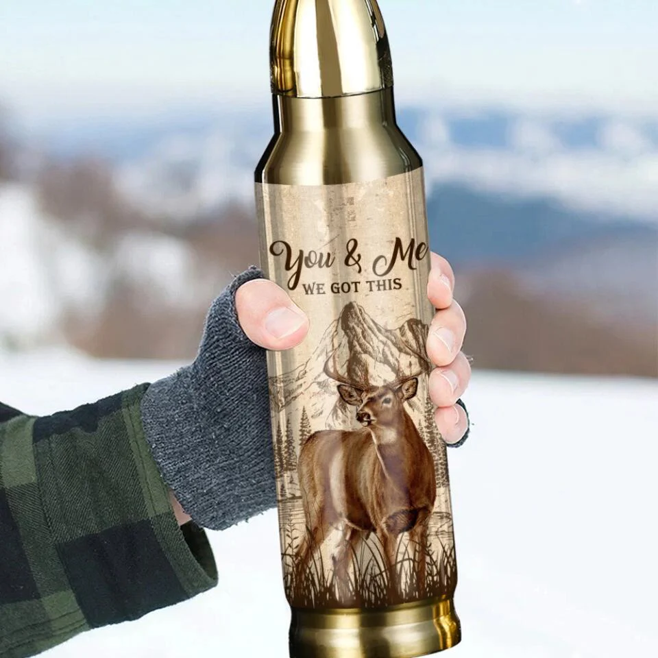 You And Me We Got This To My Husband I Love You Forever And Always - Special Bullet Tumbler - Image 3