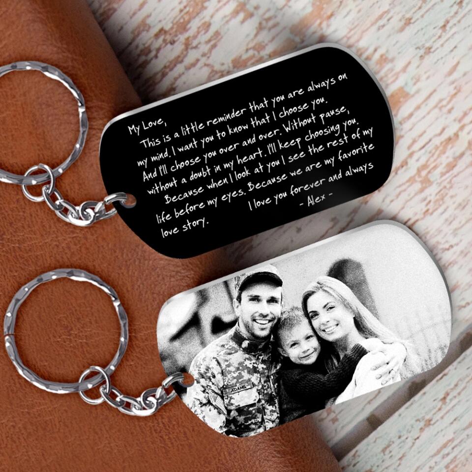 This is a Little Reminder That You Are Always on My Mind Personalized Keychain - Image 4