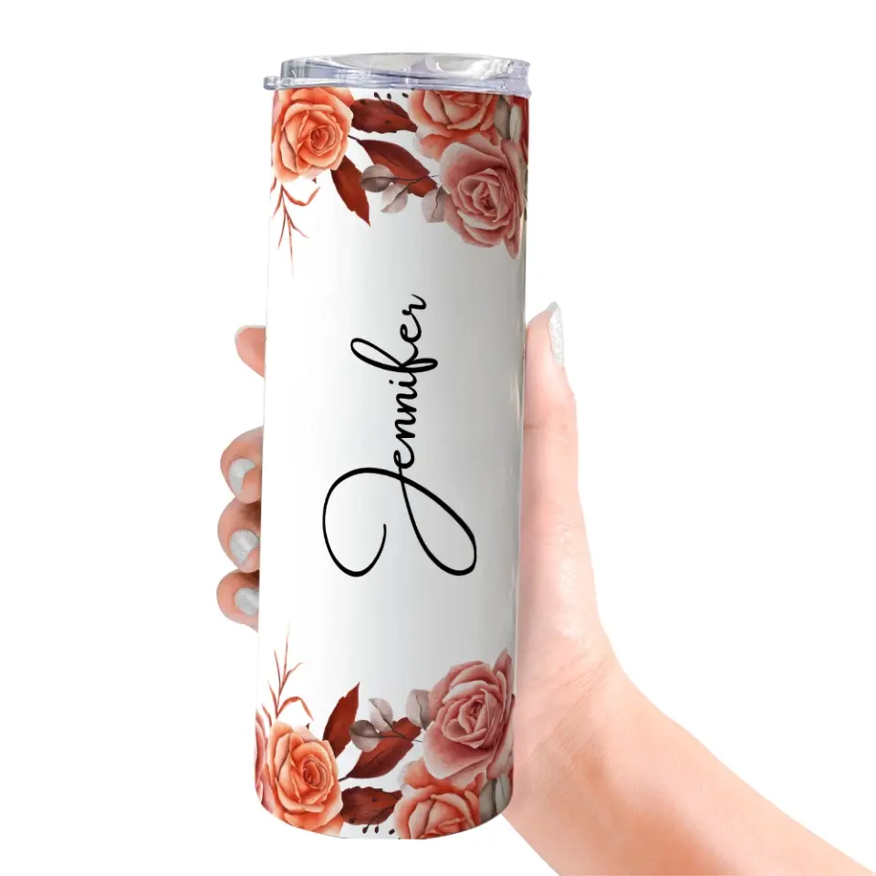 You Are Amazing Strong Capable - Custom Name Skinny Tumbler - Gift For Children Her | 306IHPLNTU656 - Image 12