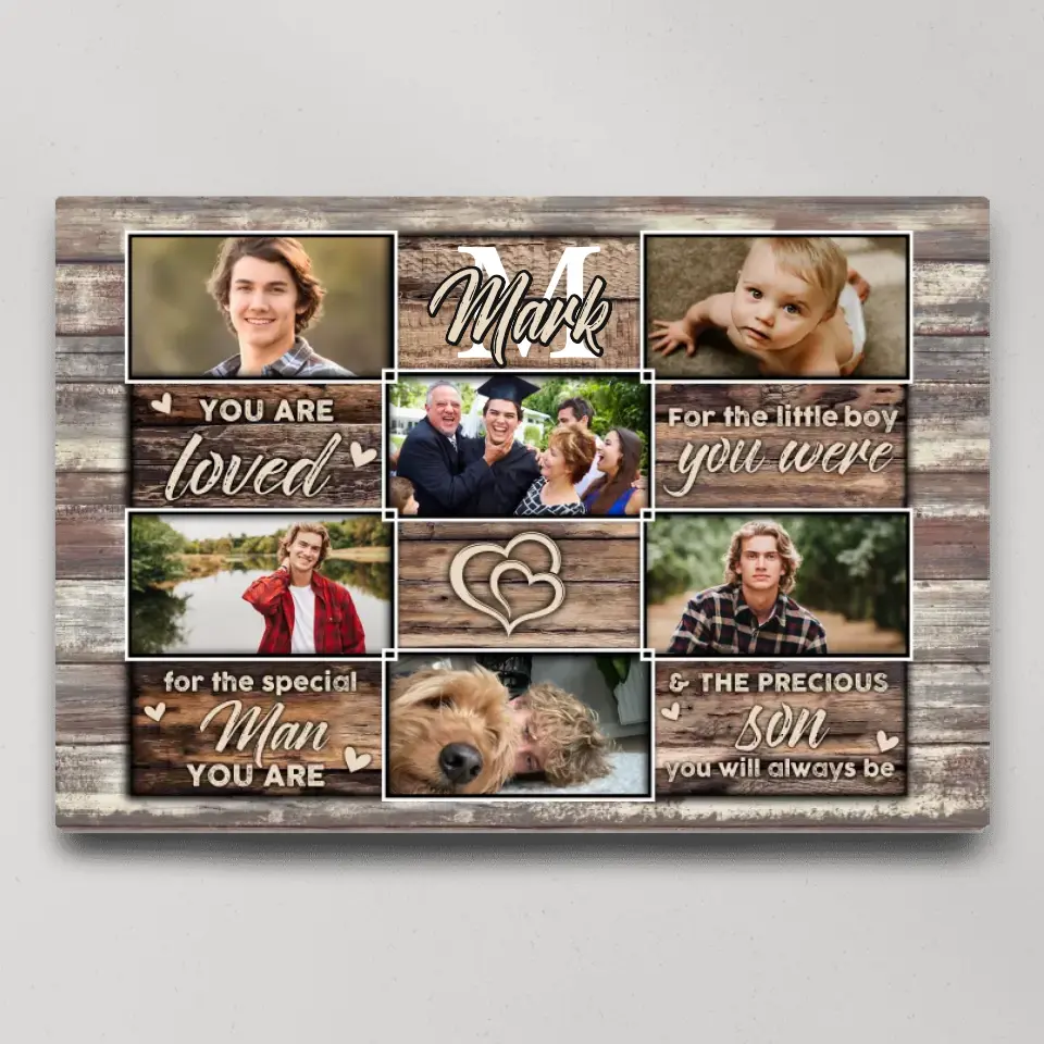 You Are Loved For The Precious Son You Will Always Be - Custom Canvas Poster - Birthday Gift For Son - Image 2