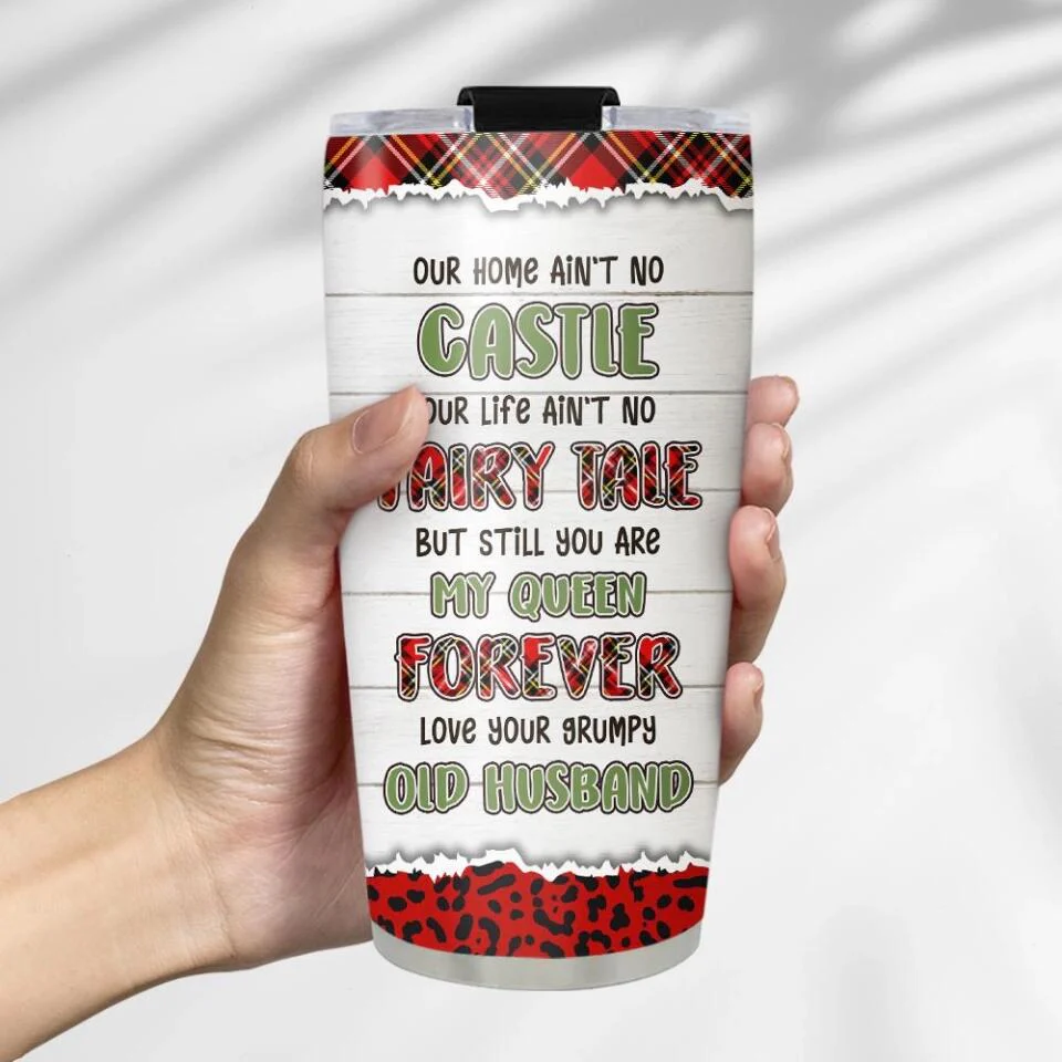 You Are My Queen Forever Personalized Tumbler - Image 4