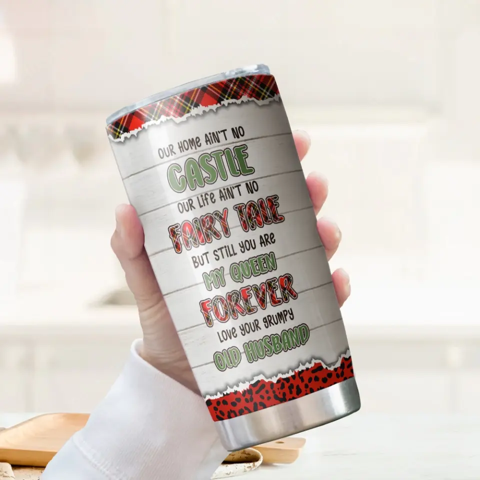 You Are My Queen Forever Personalized Tumbler - Image 6