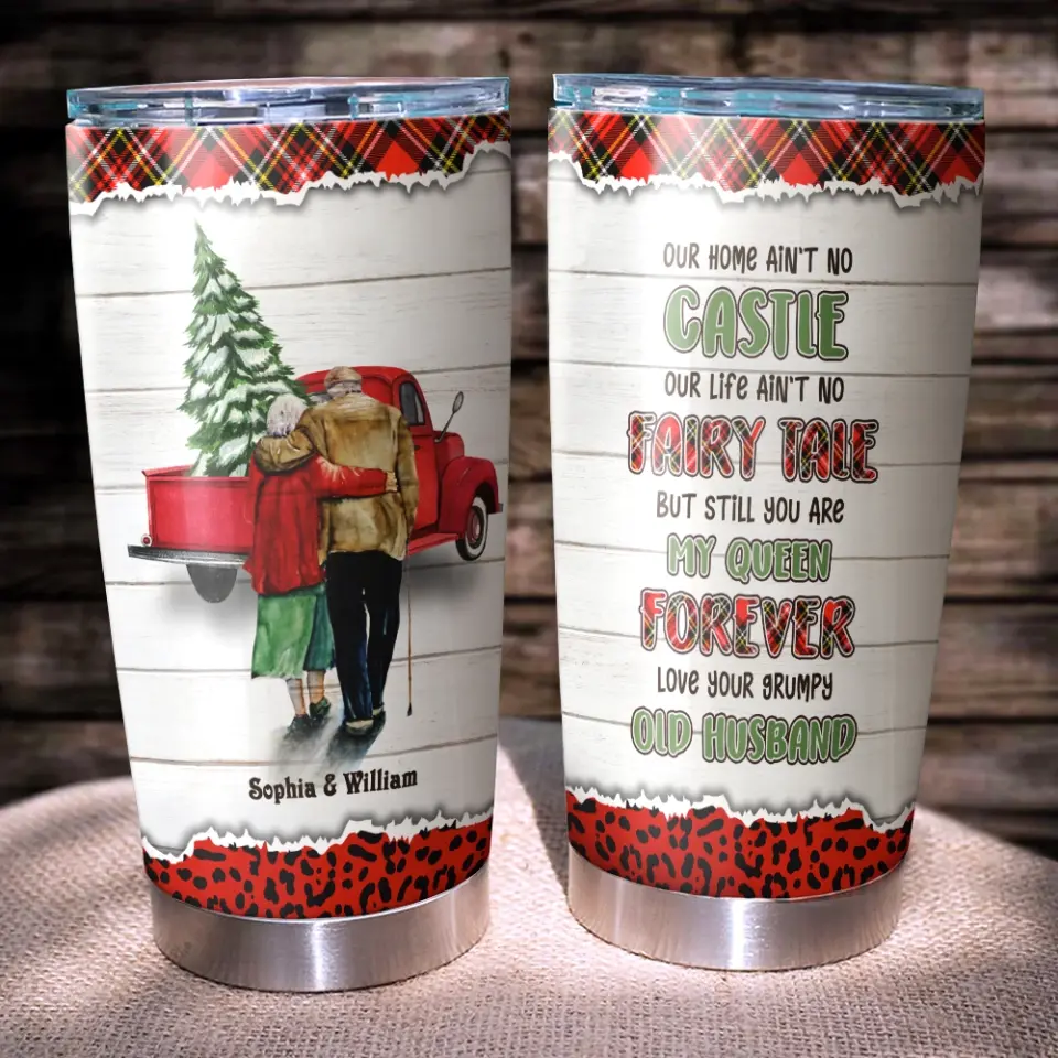 You Are My Queen Forever Personalized Tumbler - Image 7