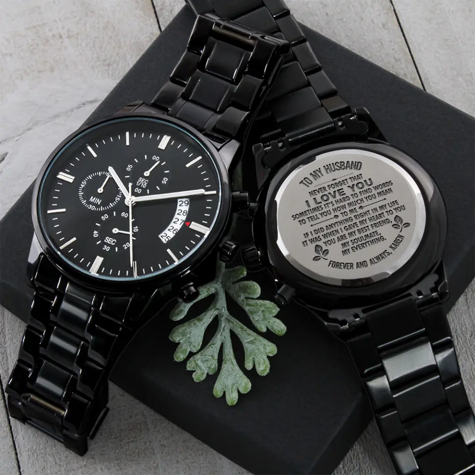 You Are My Soulmate My Best Friend My Everything Personalized Watch