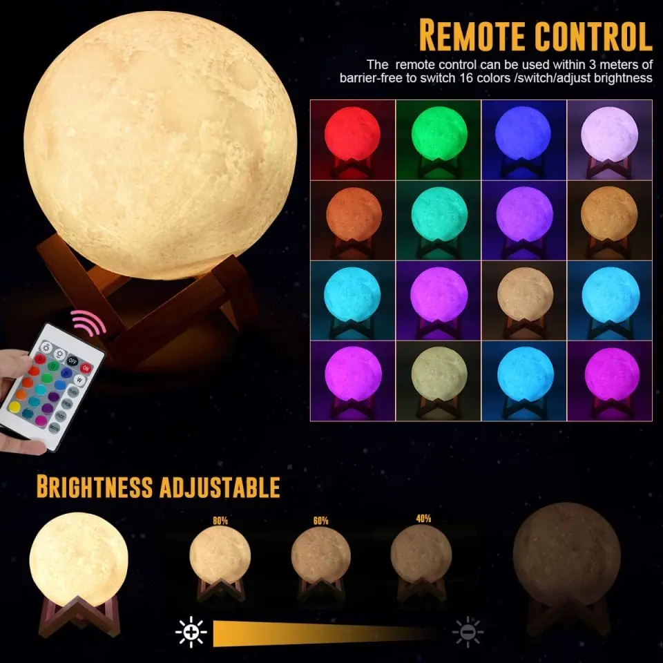 You Either Win Or Learn Just Go Forth And Aim For The Skies Personalized 3D Moon Lamp - Image 3