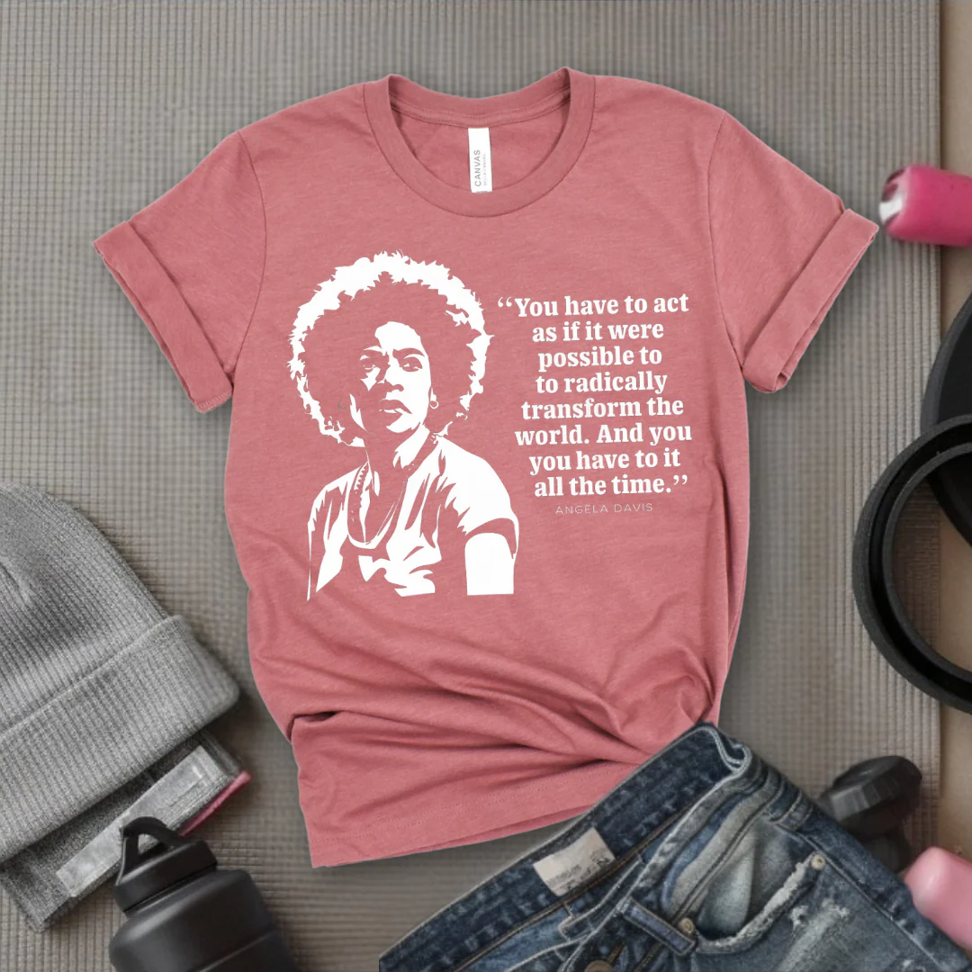 You Have To Act As If It Were Possible - Feminist T-Shirt - Women Empowerment Tee - Bella Canvas 3001 - Image 6