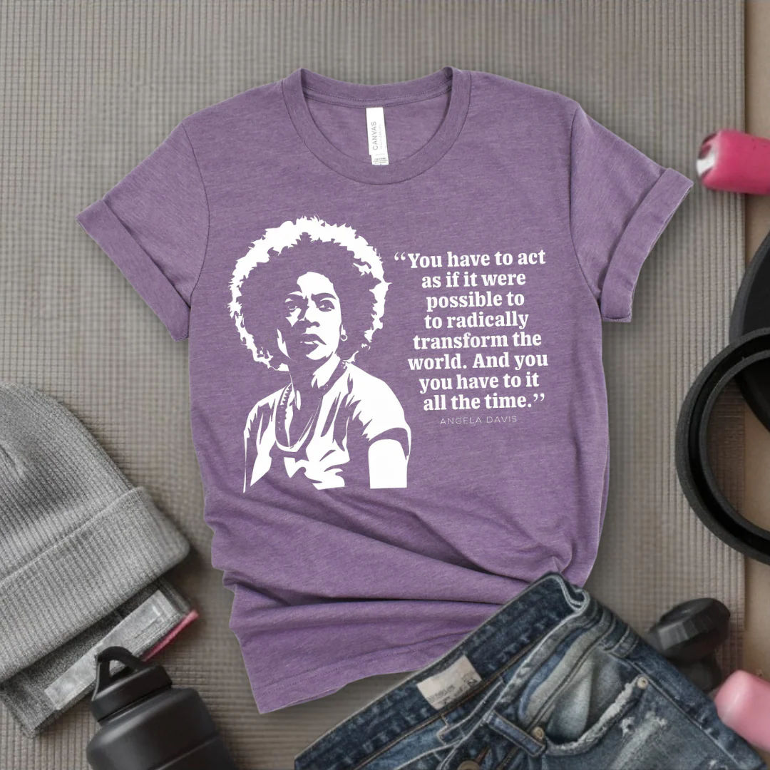 You Have To Act As If It Were Possible - Feminist T-Shirt - Women Empowerment Tee - Bella Canvas 3001 - Image 8