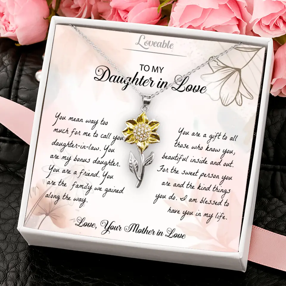 You Mean Way Too Much For Me To Call Daughter-In-Law Personalized Necklace - Image 17