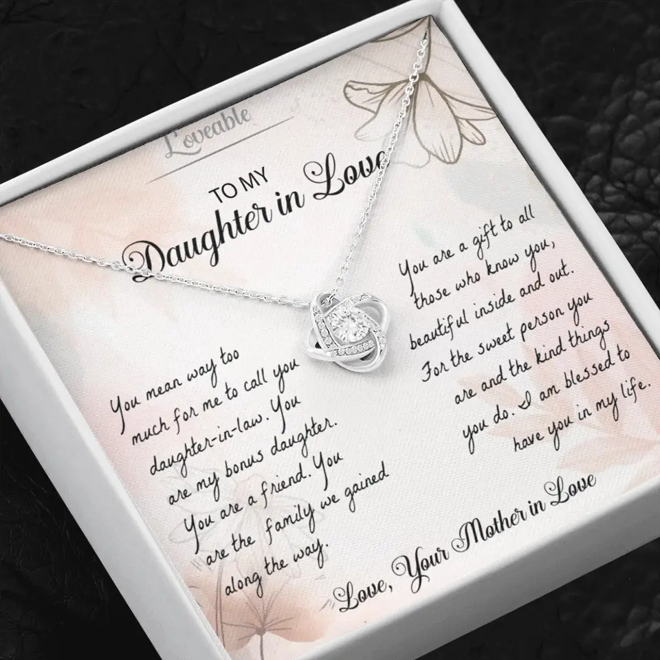 You Mean Way Too Much For Me To Call Daughter-In-Law Personalized Necklace - Image 22