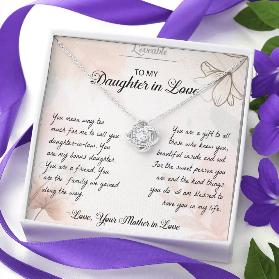 You Mean Way Too Much For Me To Call Daughter-In-Law Personalized Necklace - Image 23