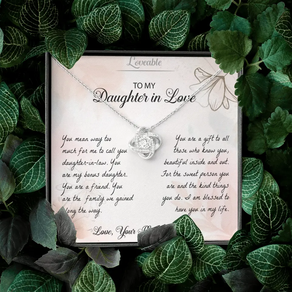You Mean Way Too Much For Me To Call Daughter-In-Law Personalized Necklace - Image 26