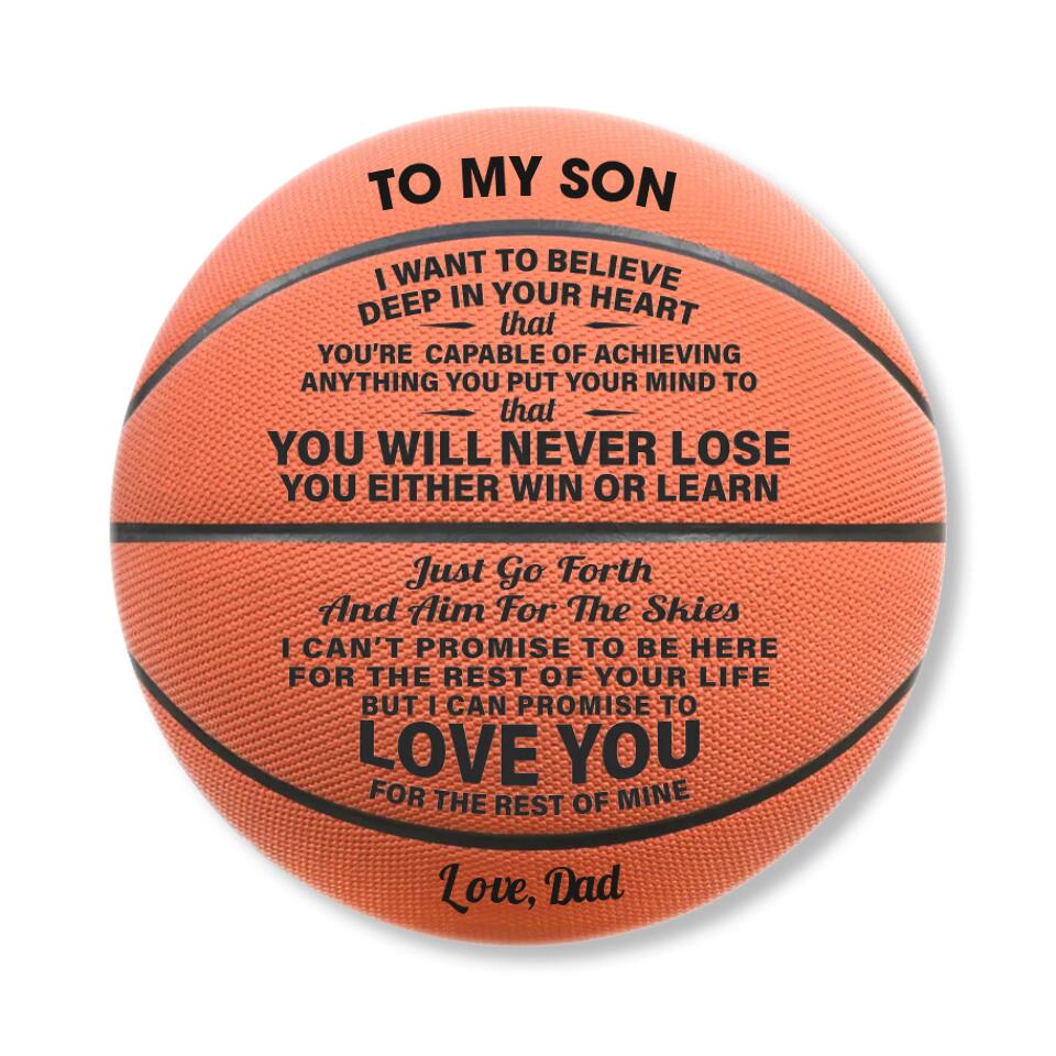 You Will Never Lose You Either Learn Or Win | Personalized Round Wooden Sign - Gift Ideas for Son - Image 6