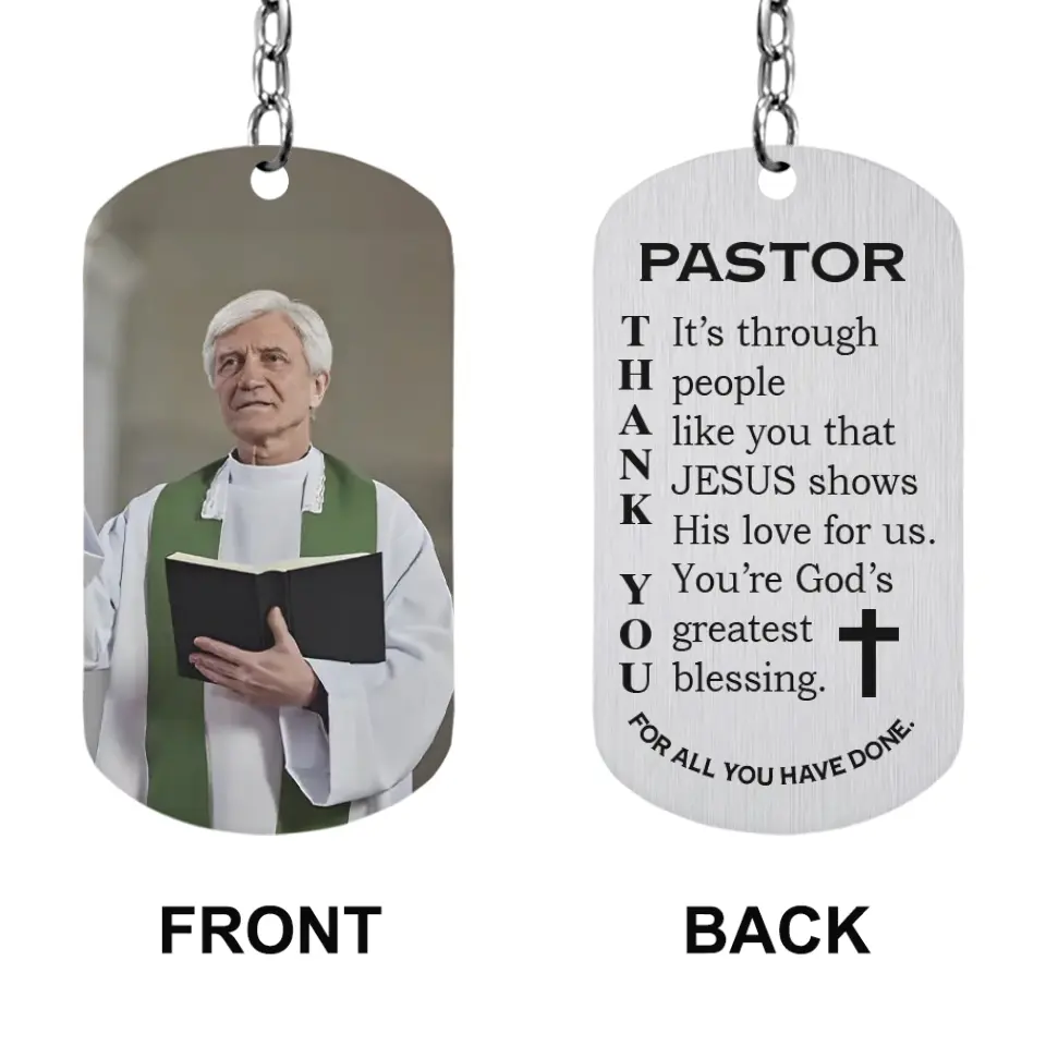 You're God's Greatest Blessings Personalized Stainless Steel Keychain - Image 10