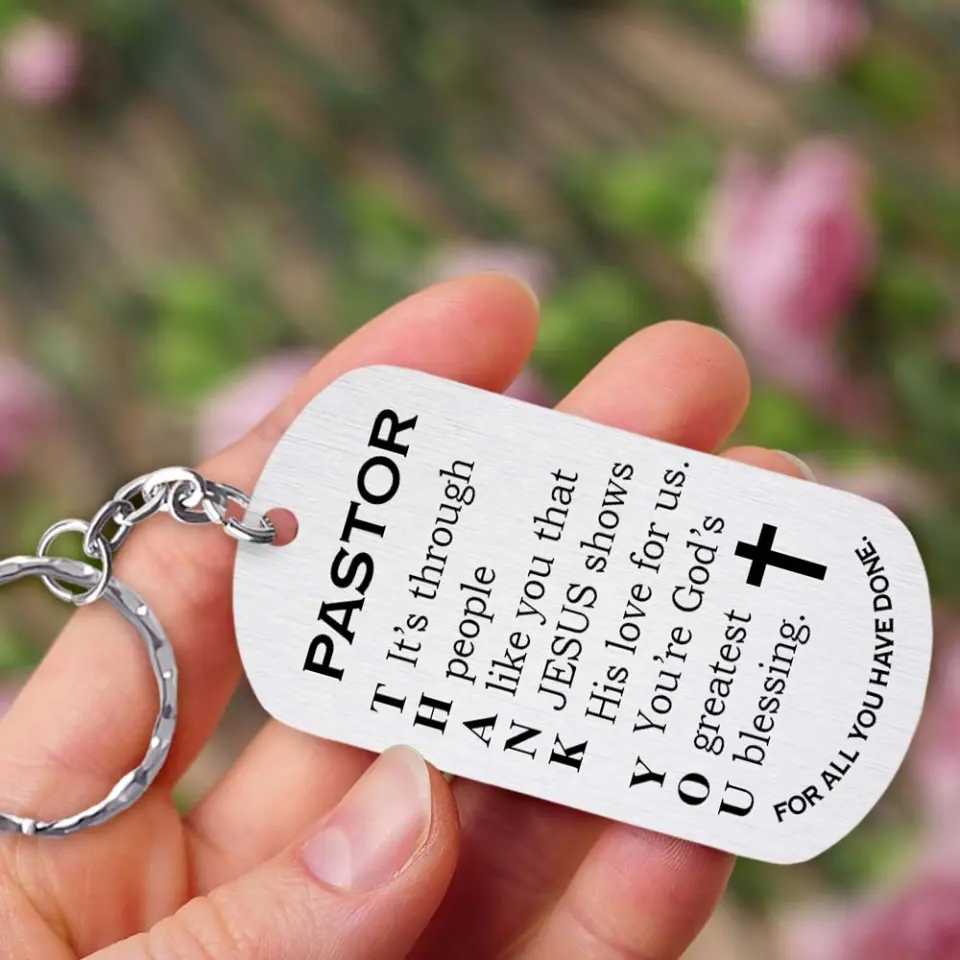 You're God's Greatest Blessings Personalized Stainless Steel Keychain - Image 11