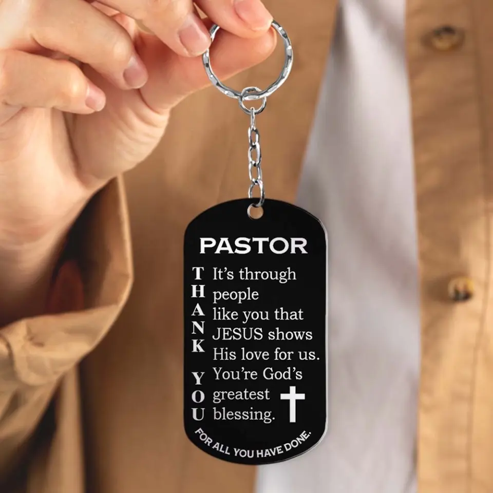 You're God's Greatest Blessings Personalized Stainless Steel Keychain - Image 12