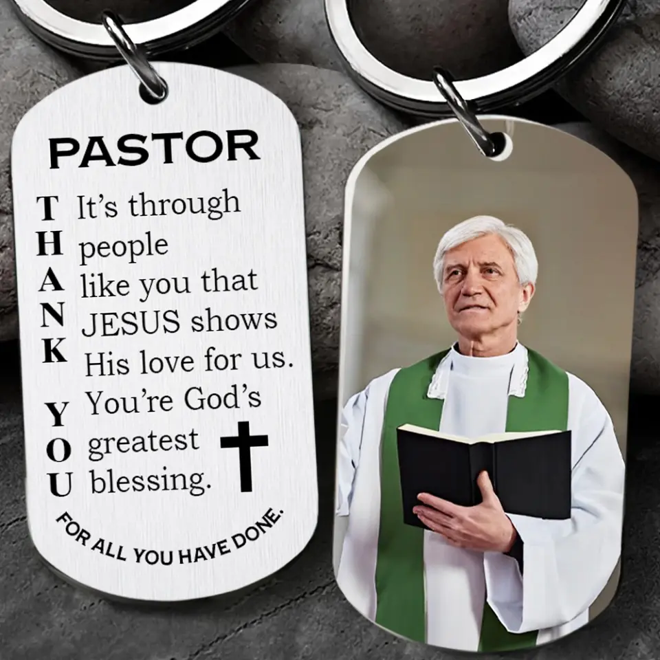 You're God's Greatest Blessings Personalized Stainless Steel Keychain - Image 3