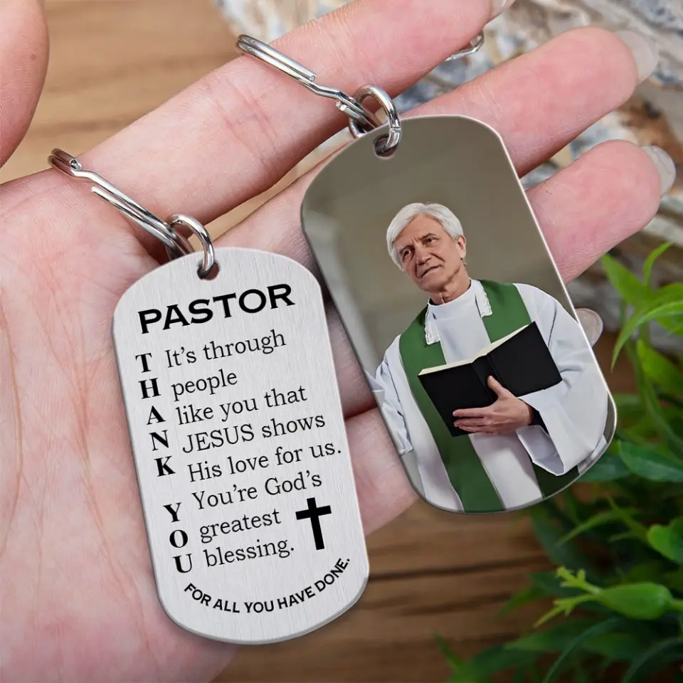 You're God's Greatest Blessings Personalized Stainless Steel Keychain - Image 4