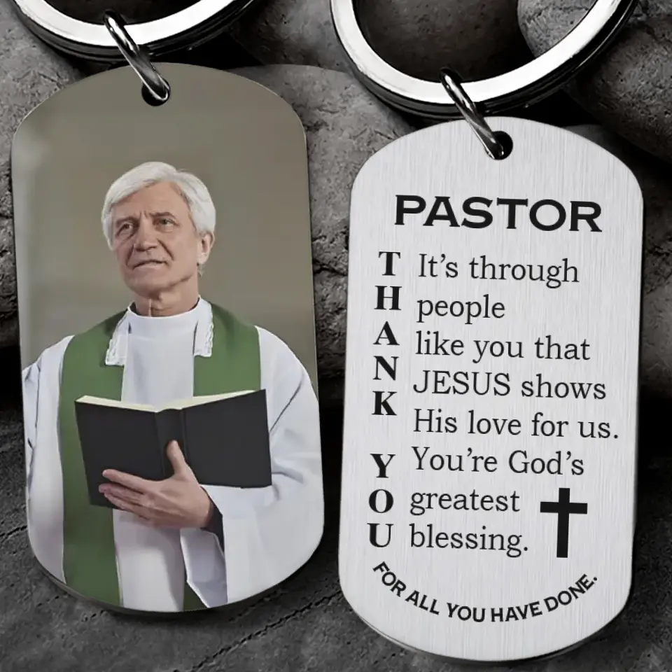 You're God's Greatest Blessings Personalized Stainless Steel Keychain - Image 7