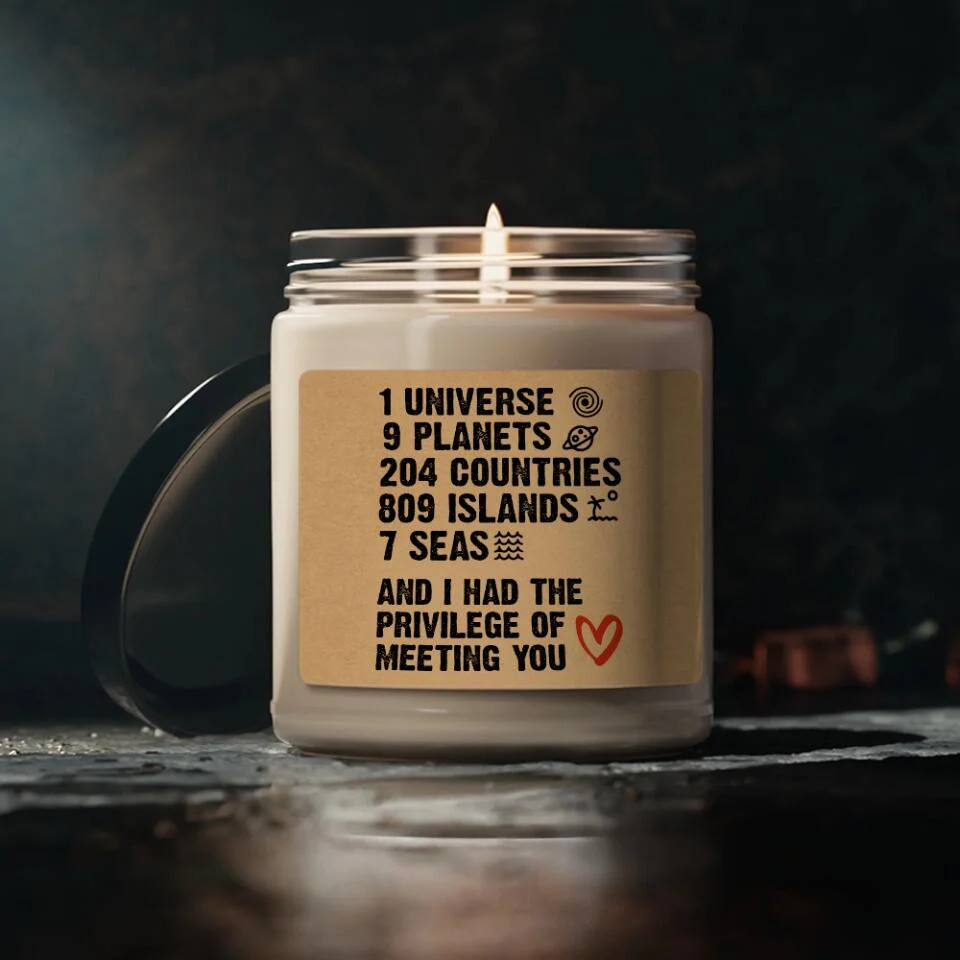Personalized Valentine Gifts - You're Stuck With Me and No Refund Personalized Candle - Image 5