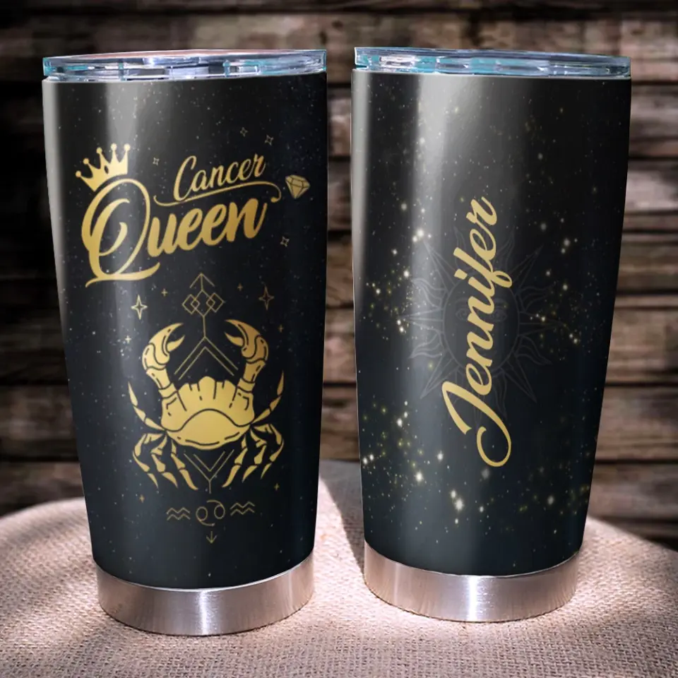 Zodiac Sign In Galaxy Personalized Tumbler - Image 13