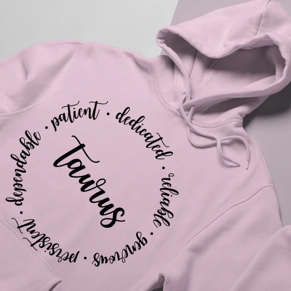 Zodiac Sign T-Shirt, Astrology Horoscope Hoodie,  Zodiac Gift for Her, Birthday Gift for Zodiac Lovers - Image 3