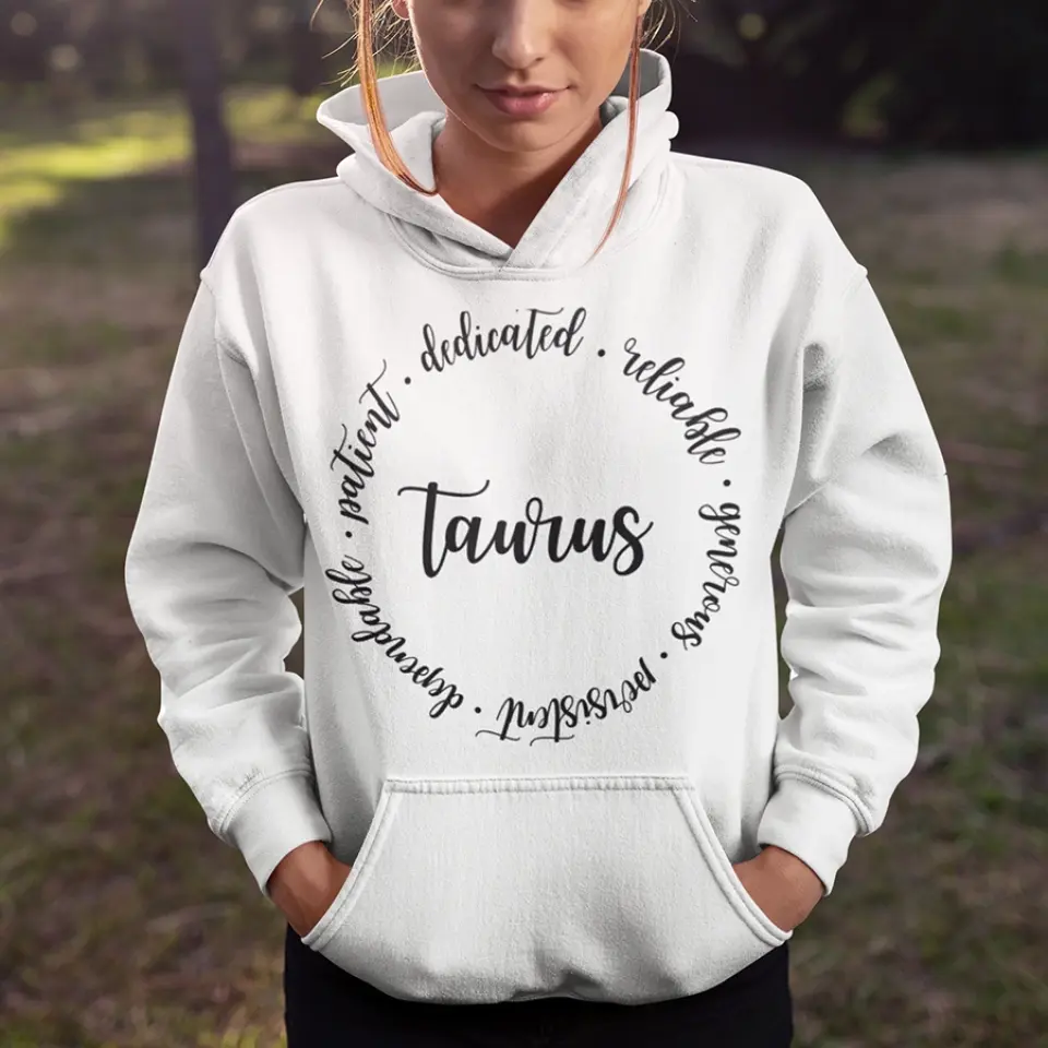 Zodiac Sign T-Shirt, Astrology Horoscope Hoodie,  Zodiac Gift for Her, Birthday Gift for Zodiac Lovers - Image 5