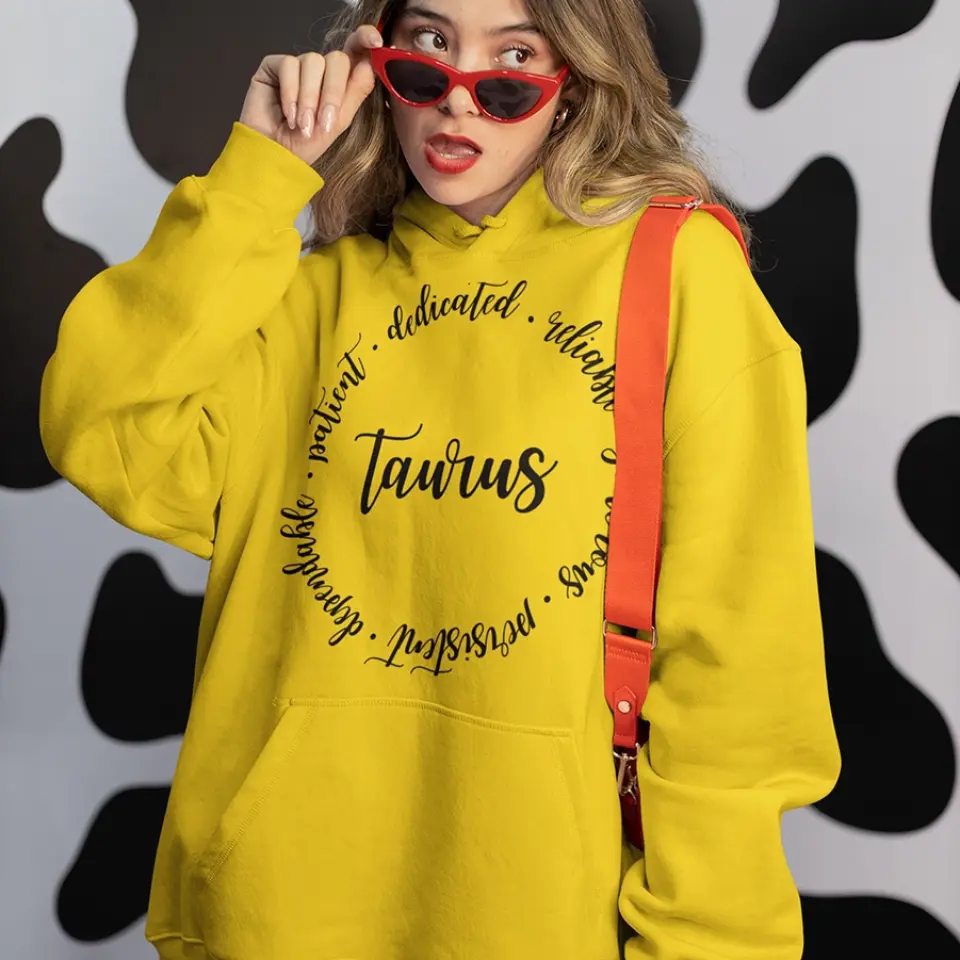 Zodiac Sign T-Shirt, Astrology Horoscope Hoodie,  Zodiac Gift for Her, Birthday Gift for Zodiac Lovers - Image 6